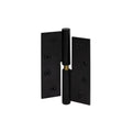 Hinge Brass Lift-Off LH Loose Pin Flat Tip 100mm x 75mm - Black
