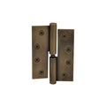 Hinge Brass Lift-Off LH Loose Pin Flat Tip 100mm x 75mm - Oil Rubbed Bronze