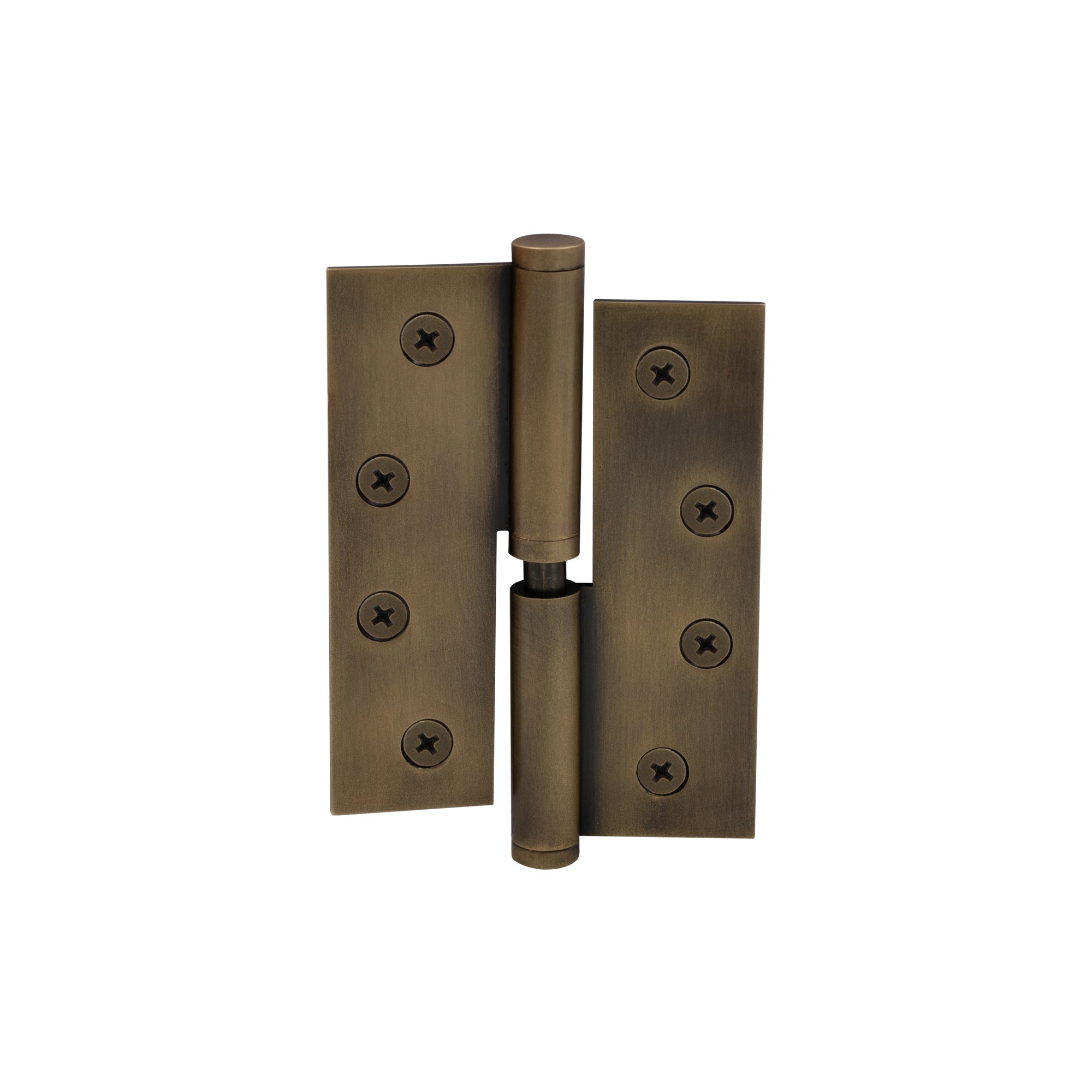 Hinge Brass Lift-Off LH Loose Pin Flat Tip 100mm x 75mm - Oil Rubbed Bronze
