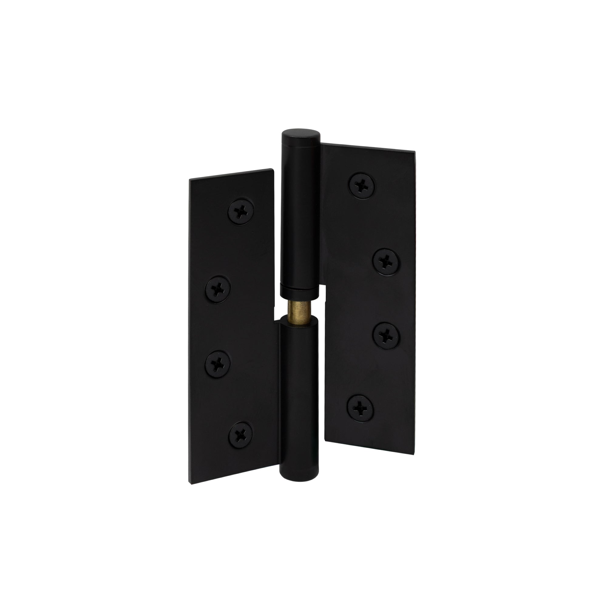Hinge Brass Lift-Off RH Loose Pin Flat Tip 100mm x 75mm - Black