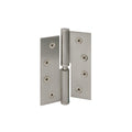 Hinge Brass Lift-Off RH Loose Pin Flat Tip 100mm x 75mm - Brushed Nickel