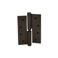 Hinge Brass Lift-Off RH Loose Pin Flat Tip 100mm x 75mm - Dark Roman Brass