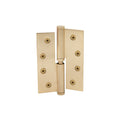 Hinge Brass Lift-Off RH Loose Pin Flat Tip 100mm x 75mm - Unlacquered Satin Brass