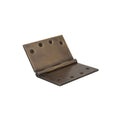 Hinge Brass Fixed Pin Flat Tip 100mm x 125mm - Oil Rubbed Bronze