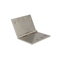 Hinge Brass Fixed Pin Flat Tip 100mm x 150mm - Brushed Nickel