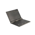 Hinge Brass Fixed Pin Flat Tip 100mm x 150mm - Graphite Nickel