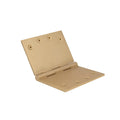 Hinge Brass Fixed Pin Flat Tip 100mm x 150mm - Matt Satin Brass