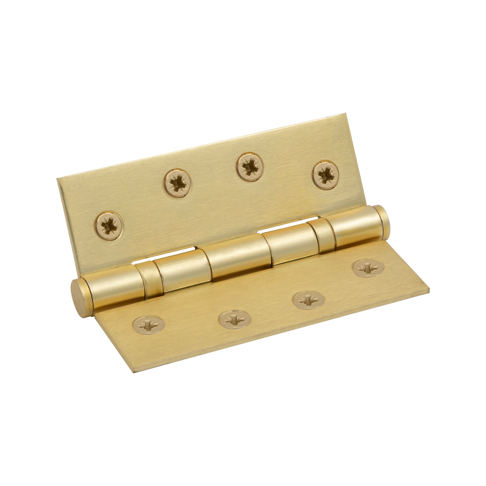 Hinge SS Ball Bearing Loose Pin 100x75x2.5mm - Matt Satin Brass