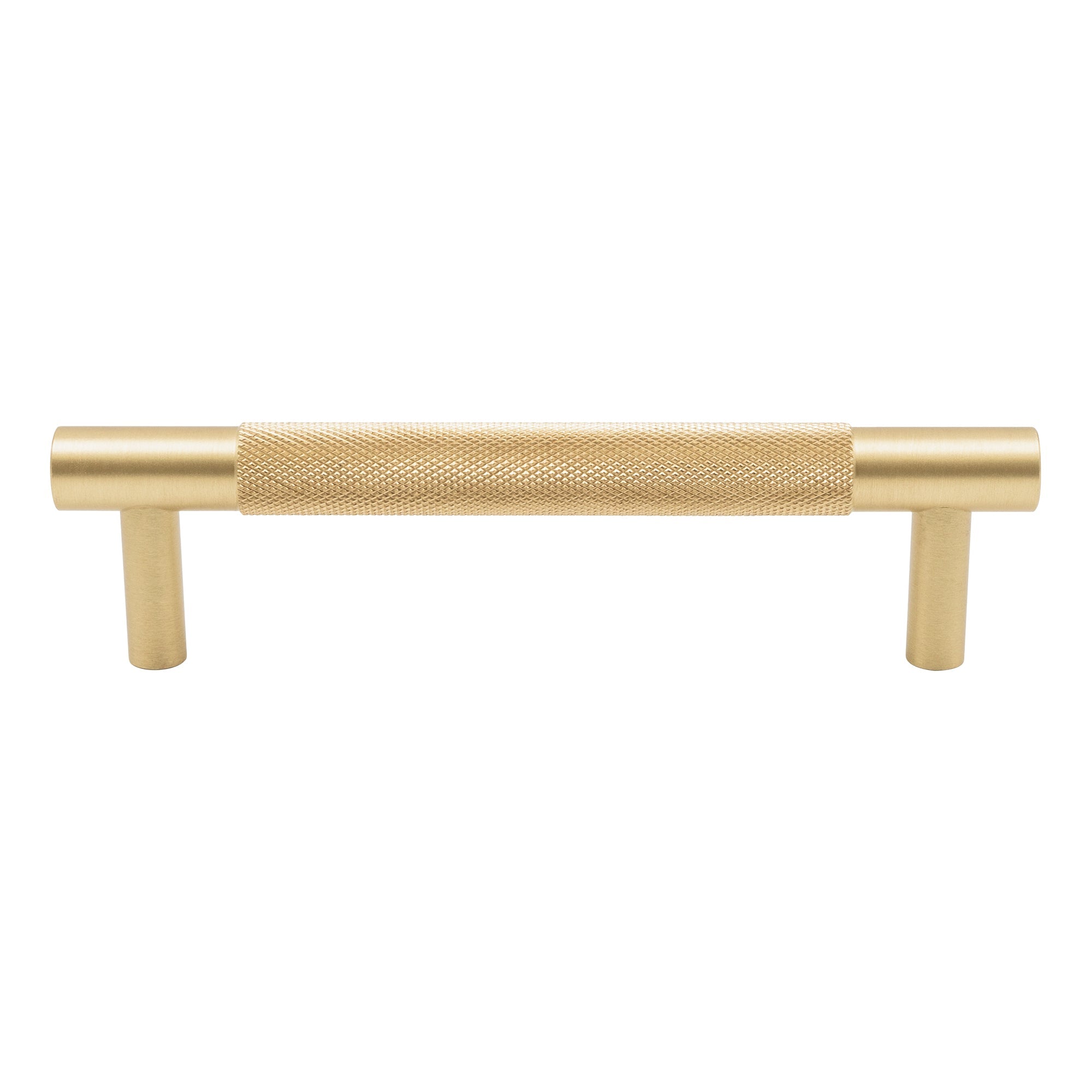 Vertex Cabinet Handle - 160mm - Unlacquered Satin Brass