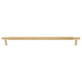 Vertex Cabinet Handle - 360mm - Unlacquered Satin Brass