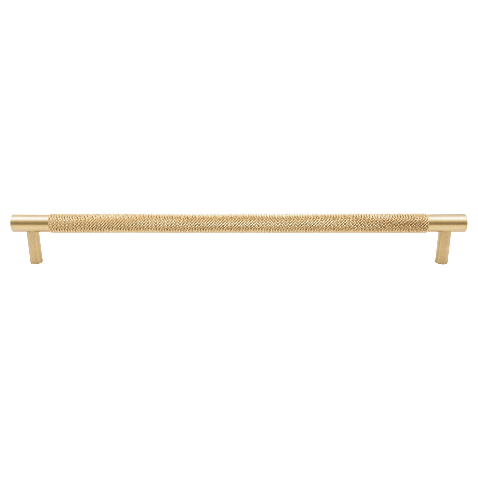 Vertex Cabinet Handle - 360mm - Unlacquered Satin Brass