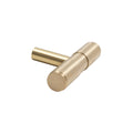 Planar T-Bar - Unlacquered Satin Brass