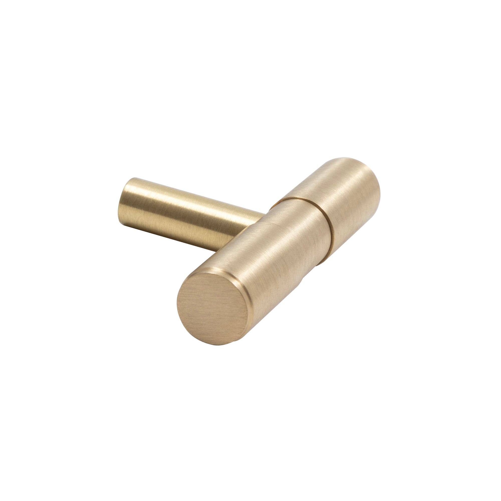 Planar T-Bar - Unlacquered Satin Brass
