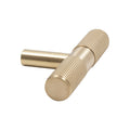 Orizon T-Bar - Unlacquered Satin Brass