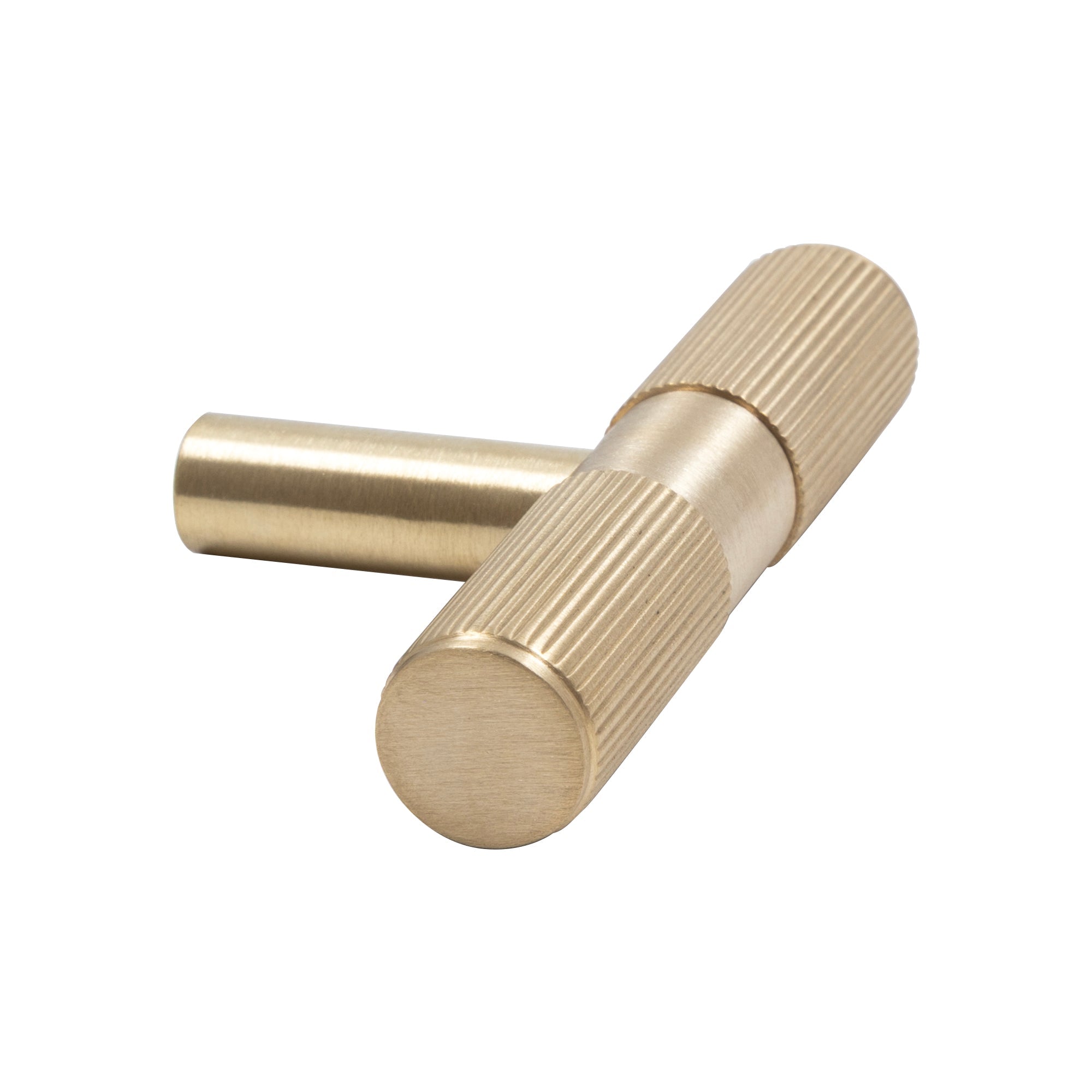 Orizon T-Bar - Unlacquered Satin Brass
