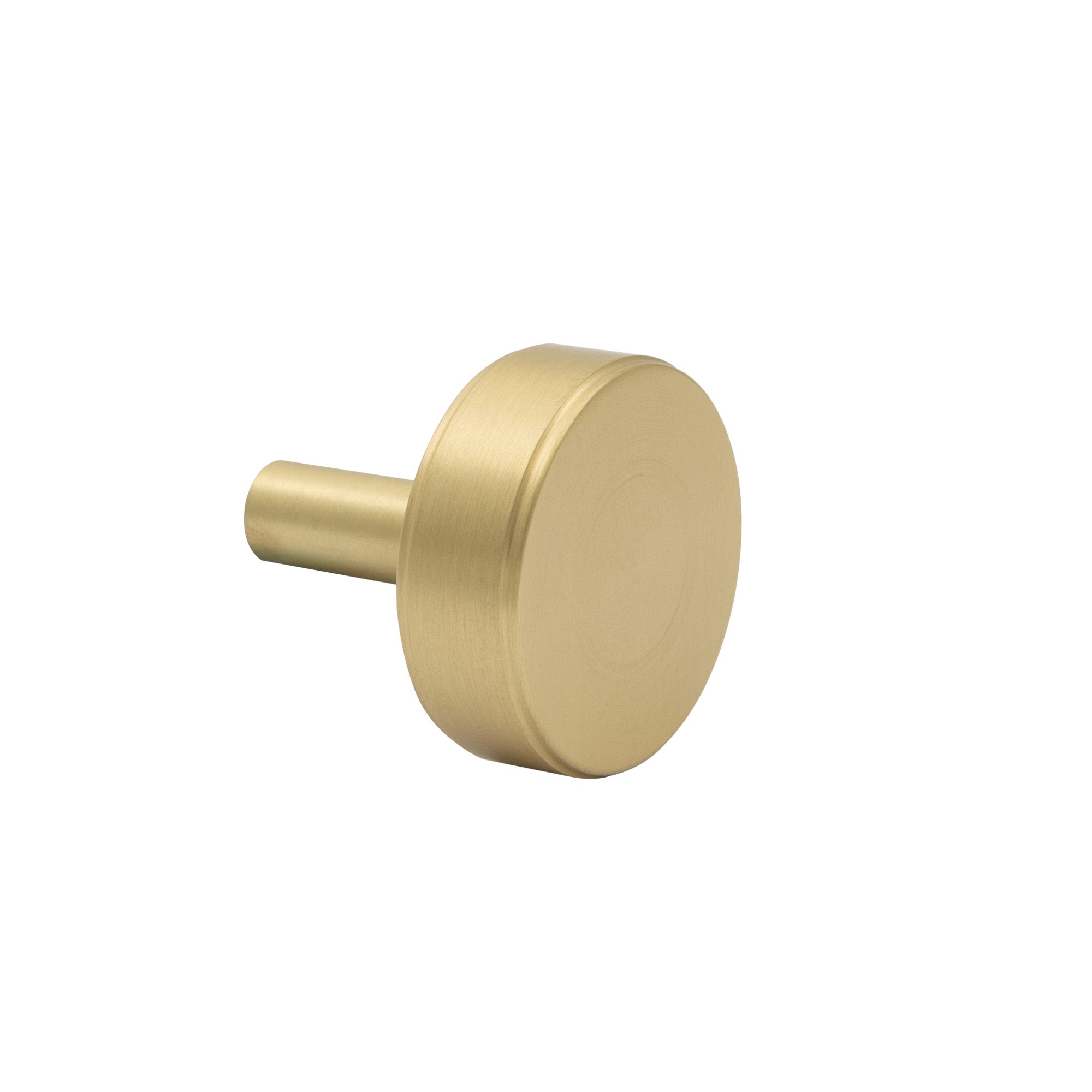 Planar Knob - Matt Satin Brass