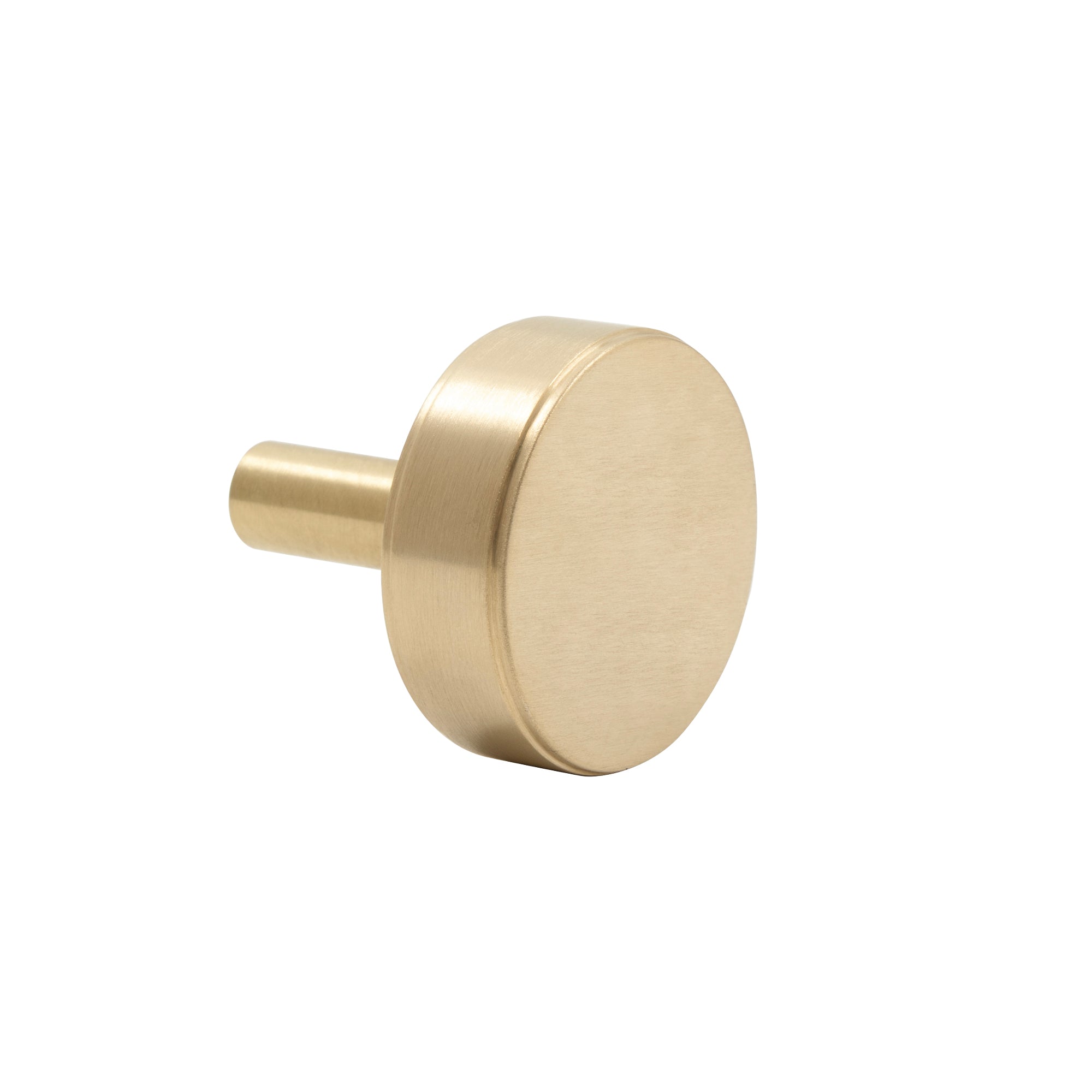 Planar Knob - Unlacquered Satin Brass