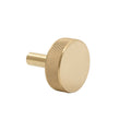 Vertex Knob - Unlacquered Satin Brass