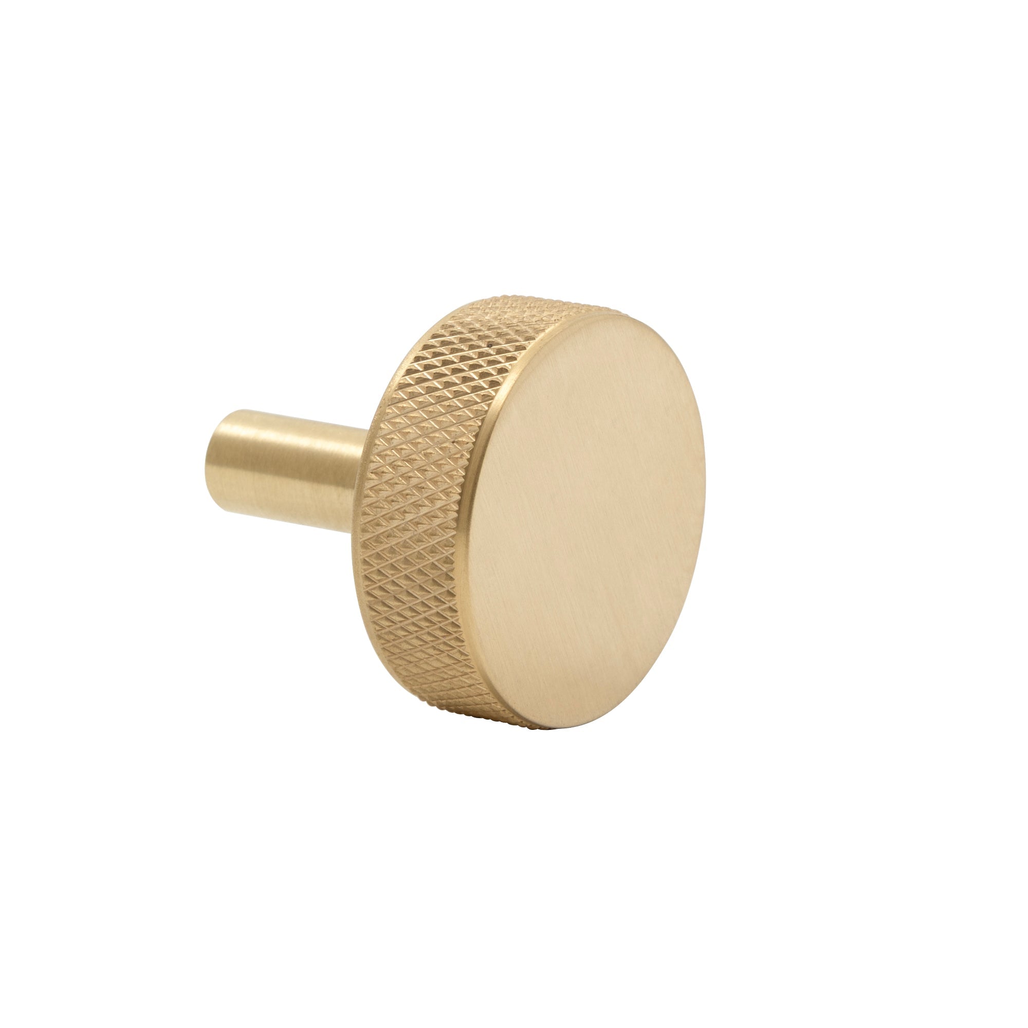 Vertex Knob - Unlacquered Satin Brass