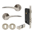Apollo Entrance Set - Brushed Nickel