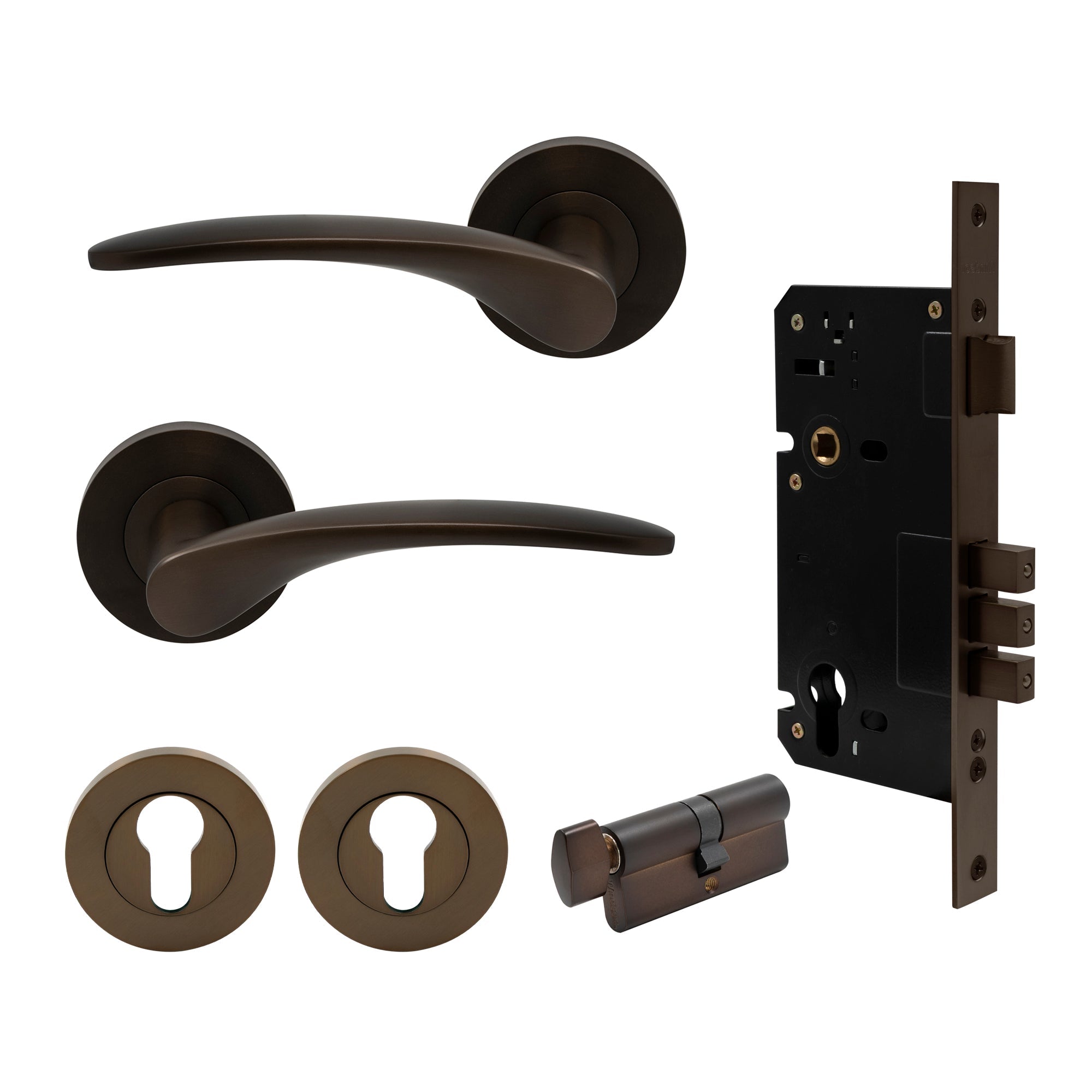 Apollo Entrance Set - Cocoa Bronze