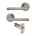 Vector Integrated Privacy - Brushed Nickel