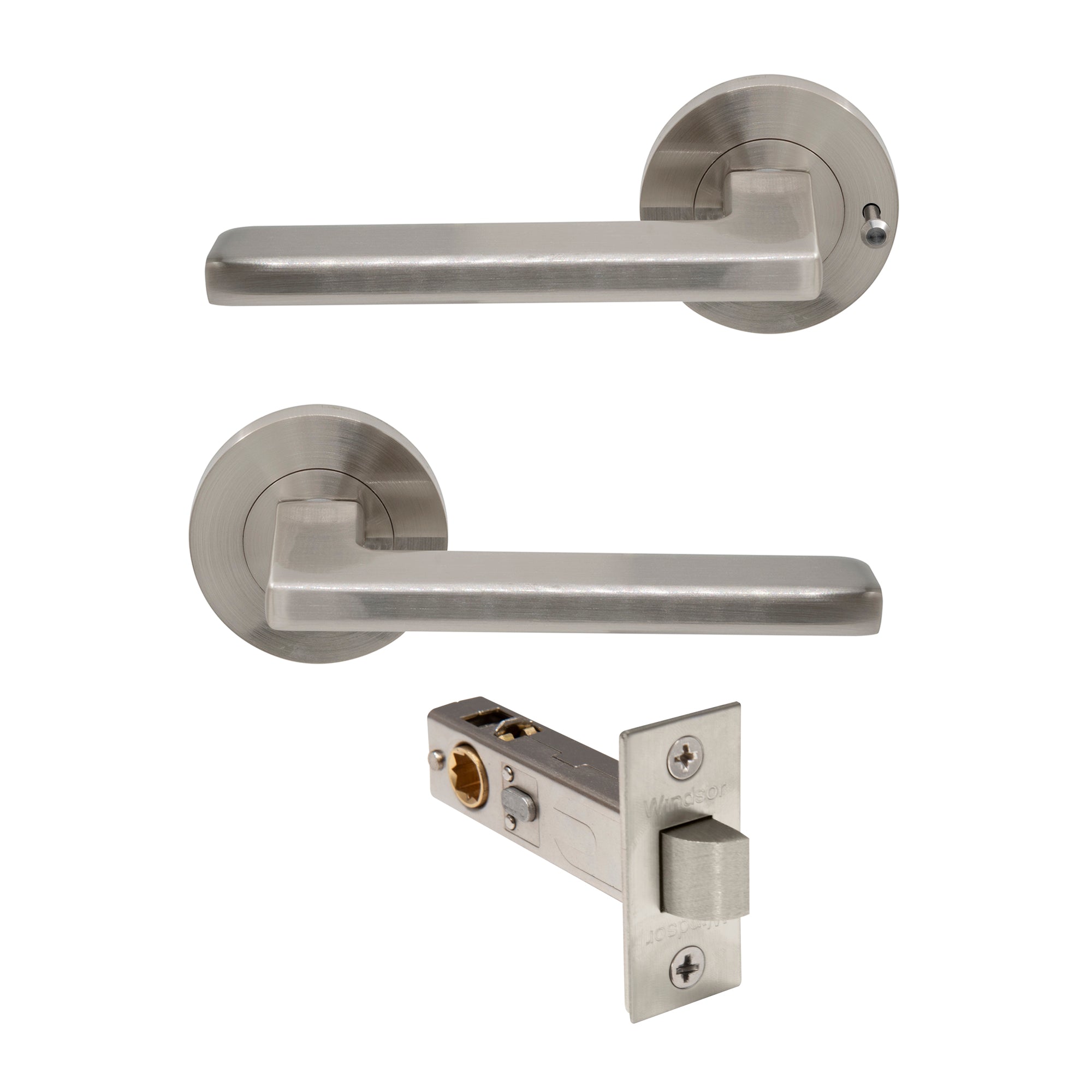 Vector Integrated Privacy - Brushed Nickel