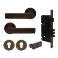 Pegasus Entrance Set - Cocoa Bronze