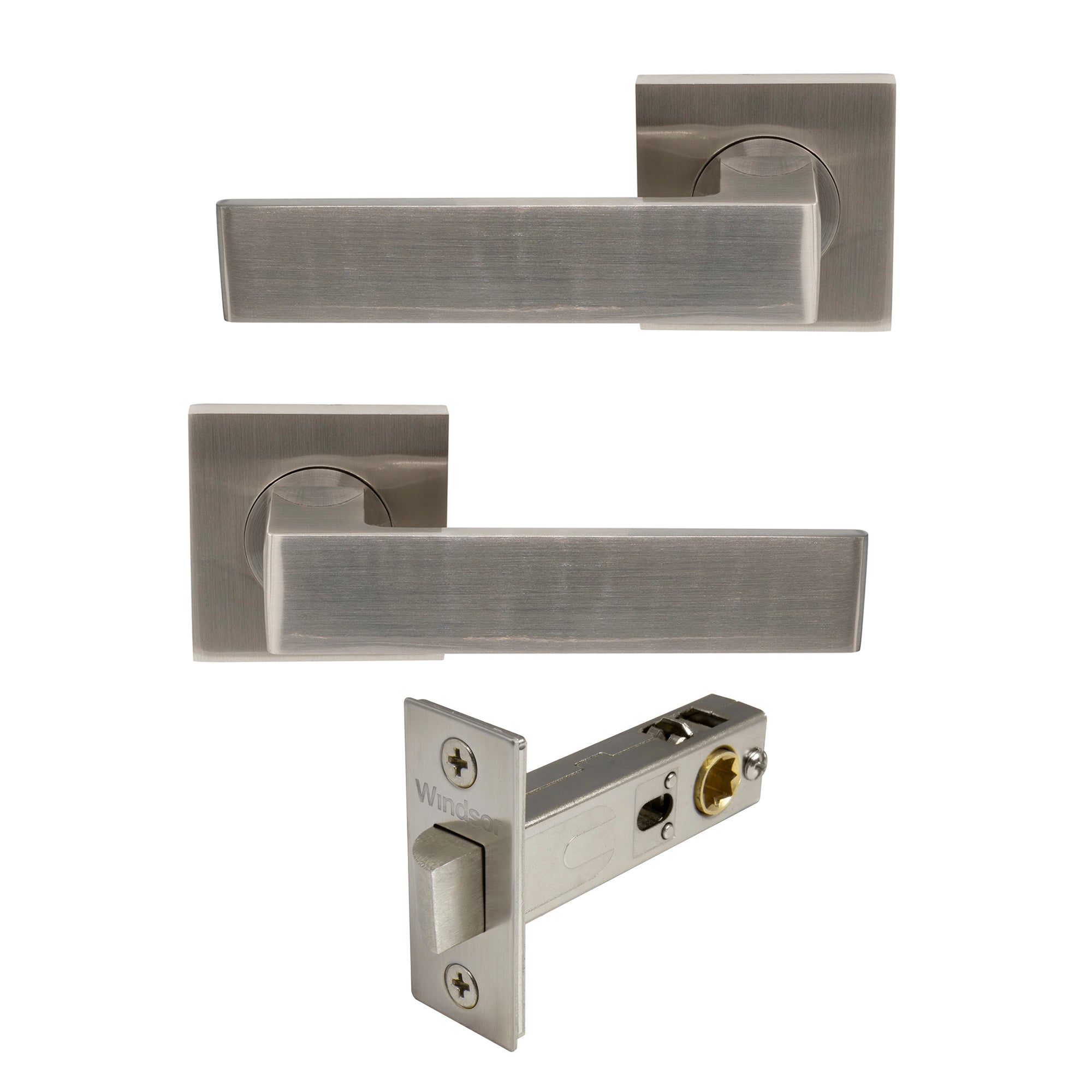 Pegasus Elite Passage Set - Brushed Nickel