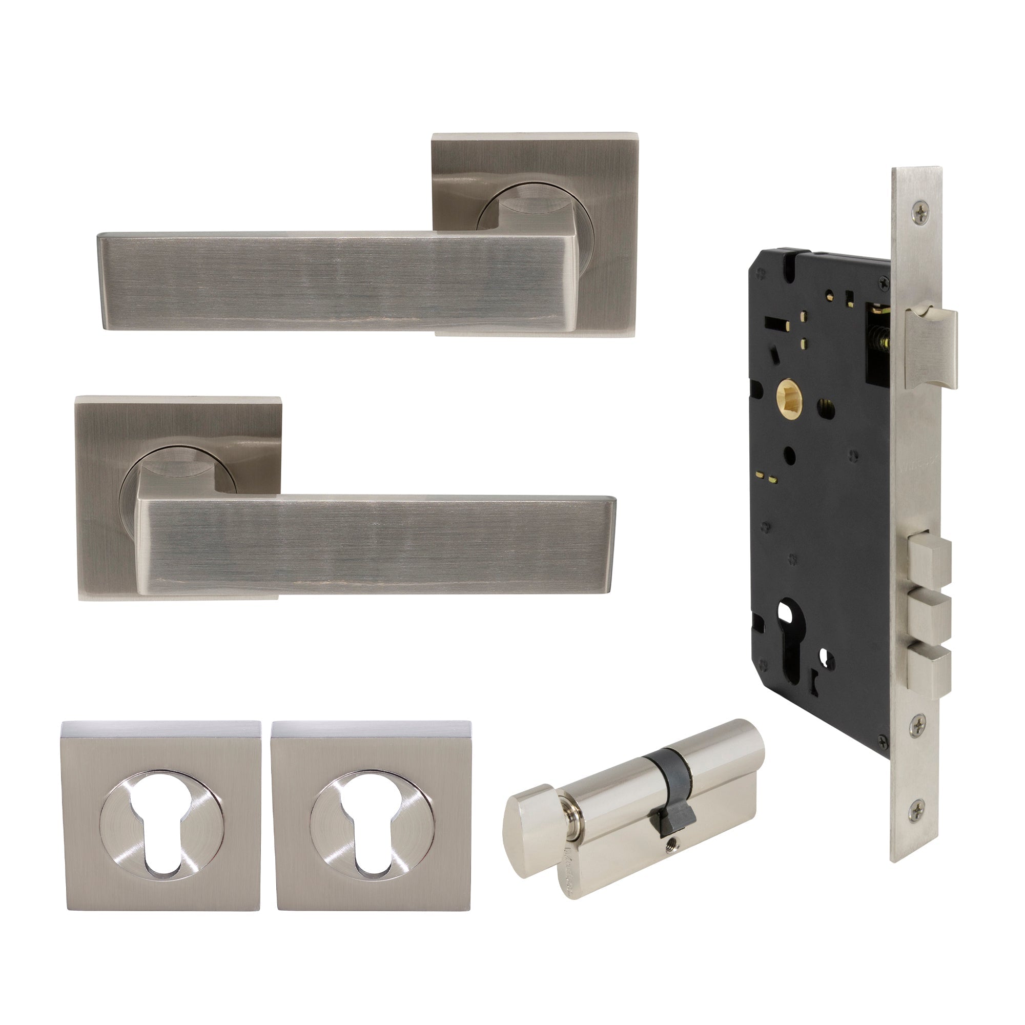 Pegasus Elite Entrance Set - Brushed Nickel