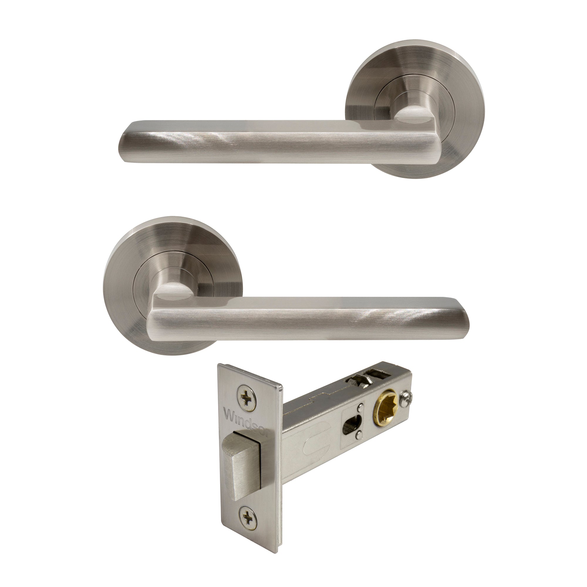 Phoenix Passage Set - Brushed Nickel