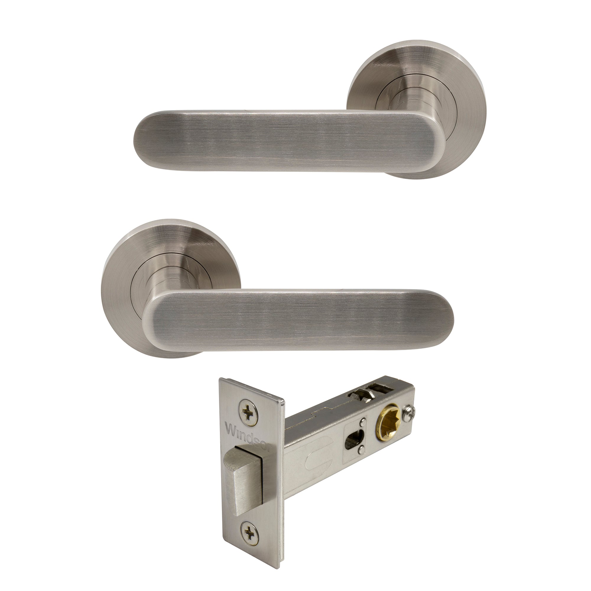Astro Passage Set - Brushed Nickel
