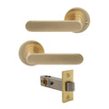 Astro Integrated Privacy - Matt Satin Brass