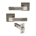 Qube Elite Integrated Privacy - Brushed Nickel