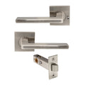 Vector Elite Integrated Privacy - Brushed Nickel