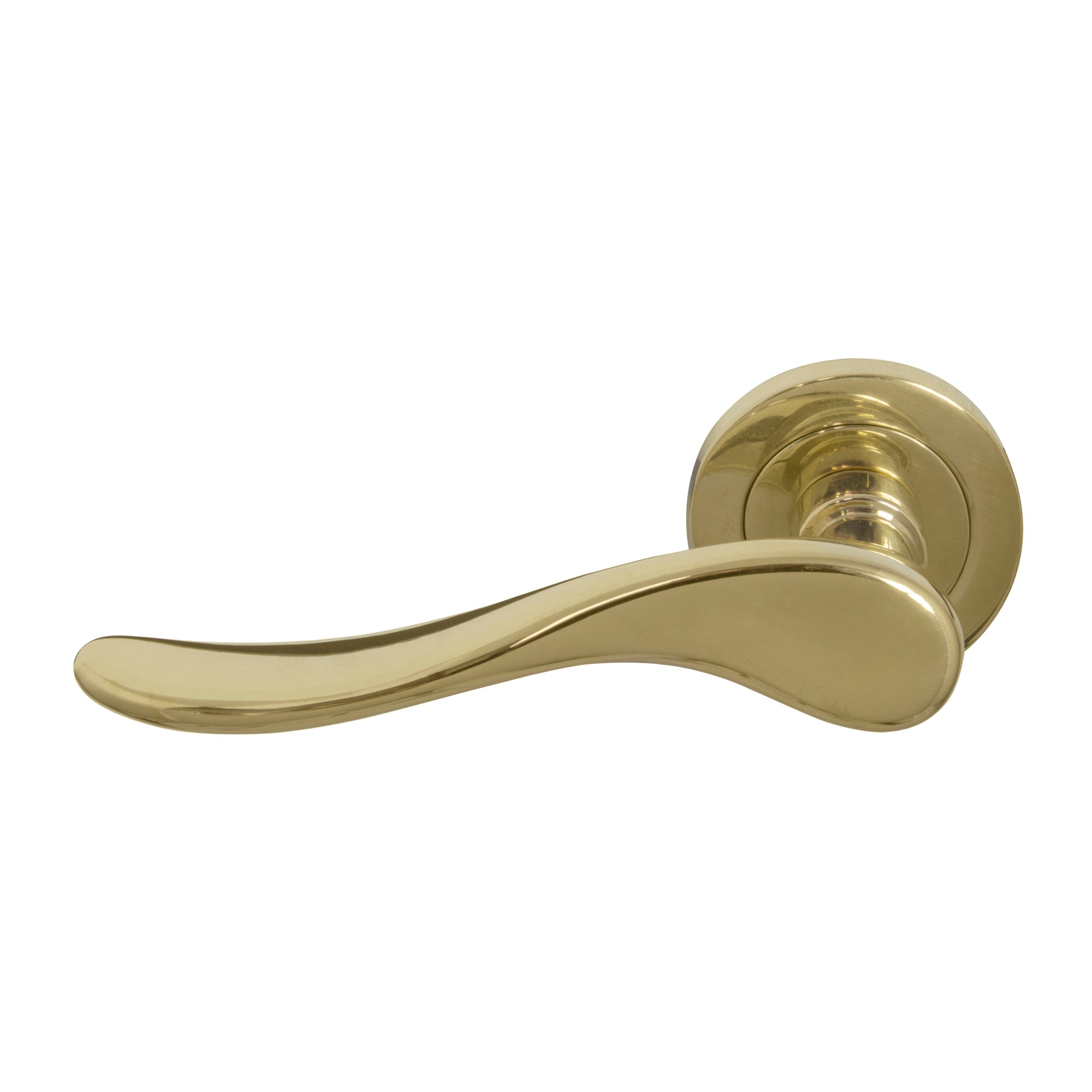Haven Dummy Lever - Right Hand - Polished Brass