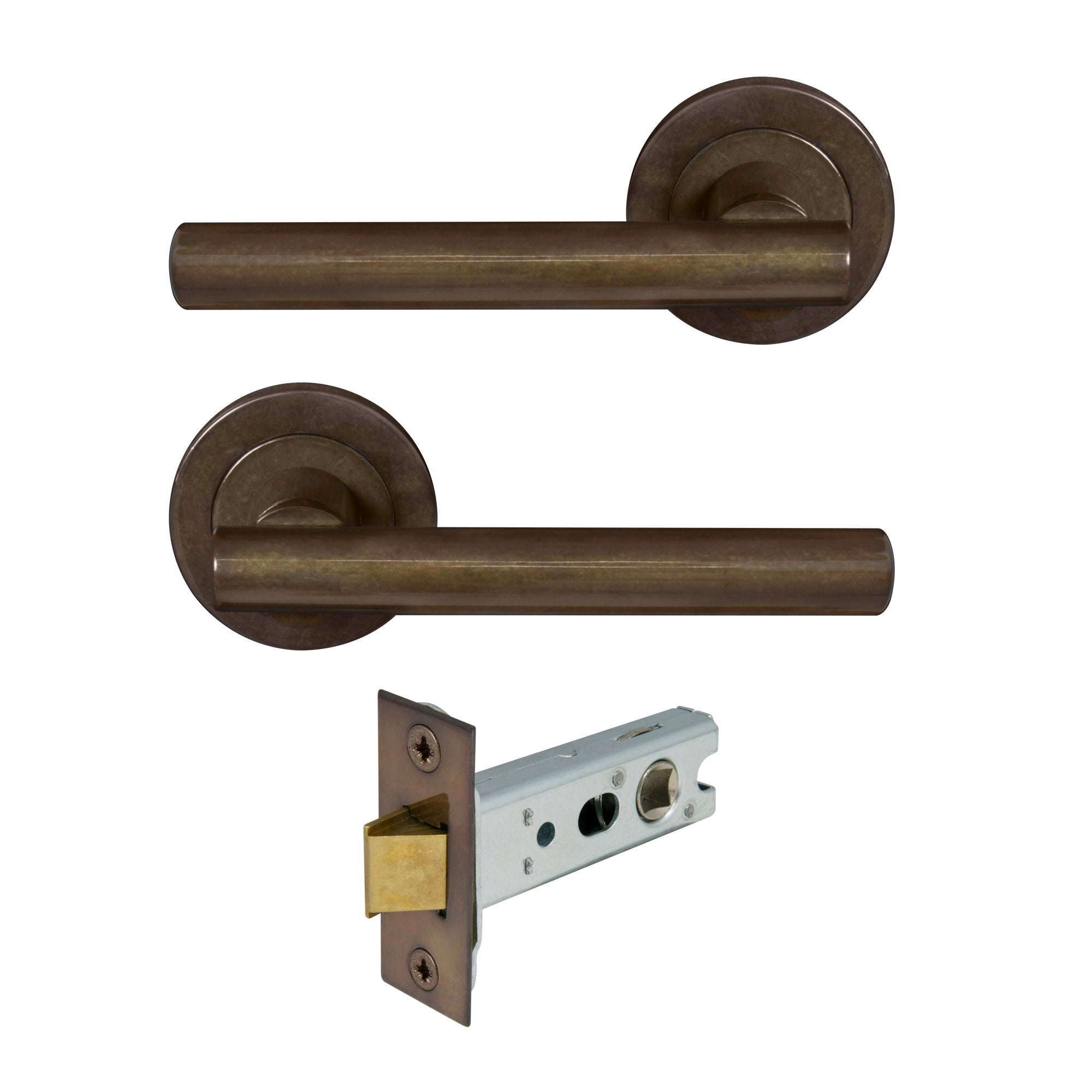 Charleston Passage Set - Antique Bronze