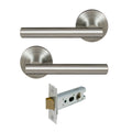 Charleston Passage Set - Brushed Nickel