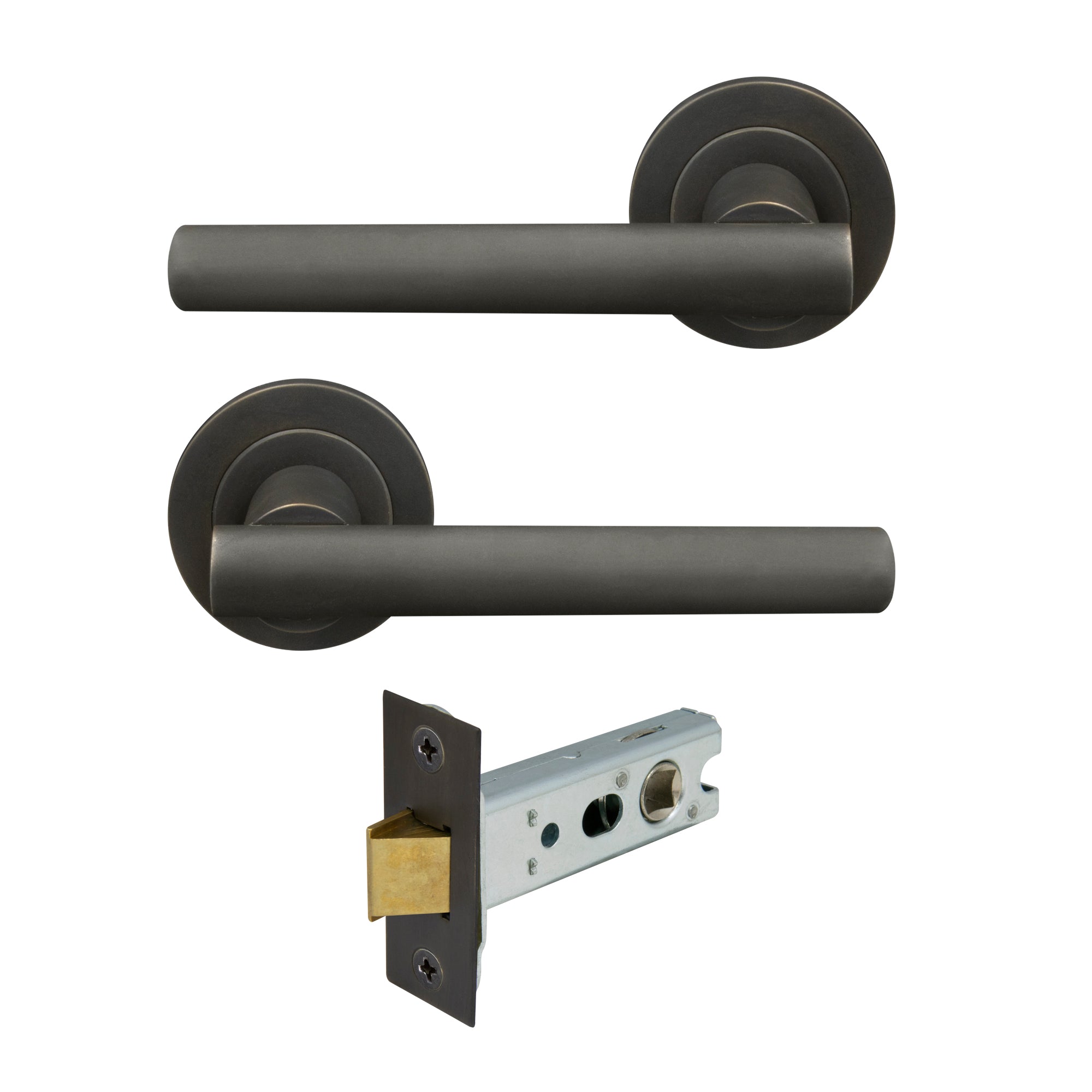 Charleston Passage Set - Dark Roman Brass