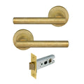 Charleston Passage Set - Rumbled Brass