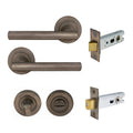 Charleston Privacy Set - Natural Bronze