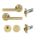 Charleston Privacy Set - Polished Brass