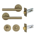 Charleston Privacy Set - Roman Brass