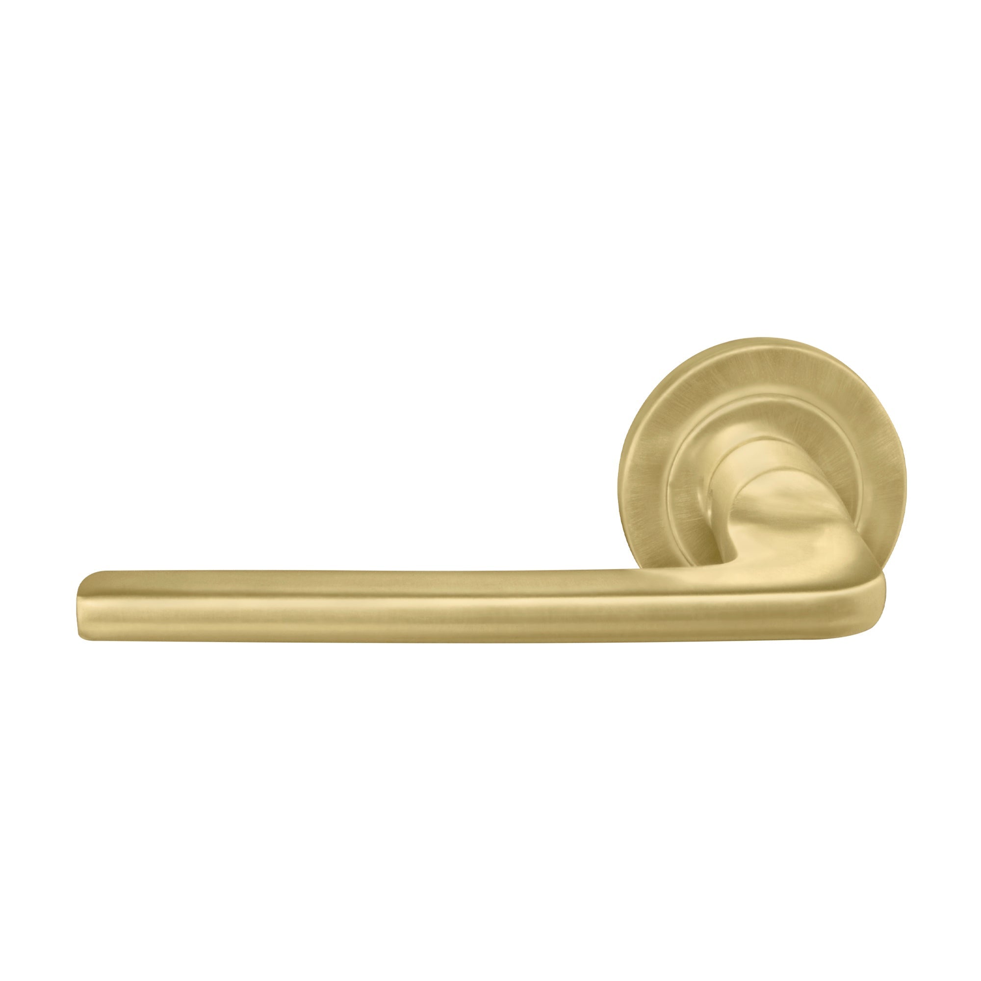 Chalet Dummy Lever - Matt Satin Brass