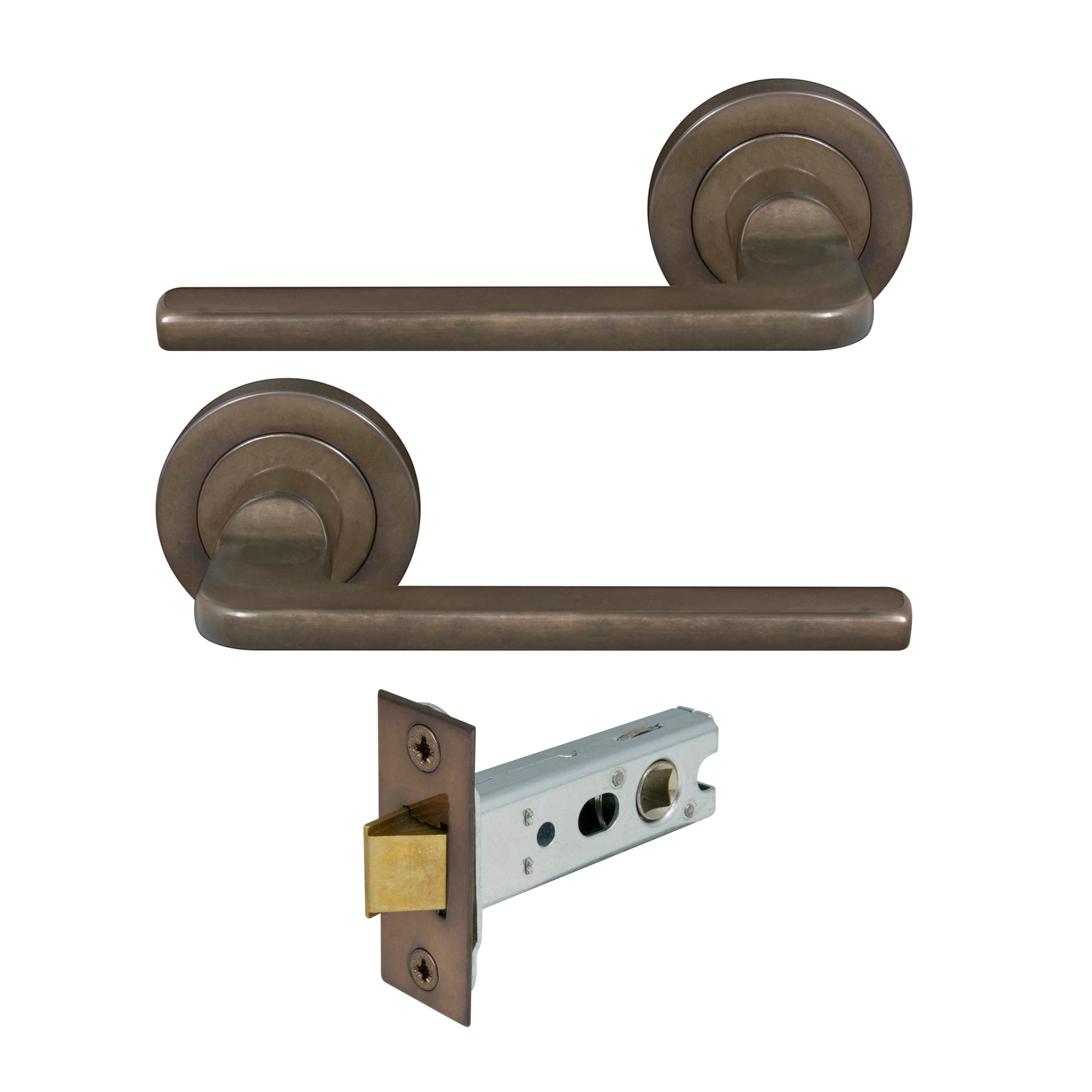 Chalet Passage Set - Antique Bronze