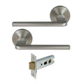 Chalet Passage Set - Brushed Nickel