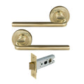 Chalet Passage Set - Polished Brass