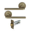 Chalet Passage Set - Roman Brass