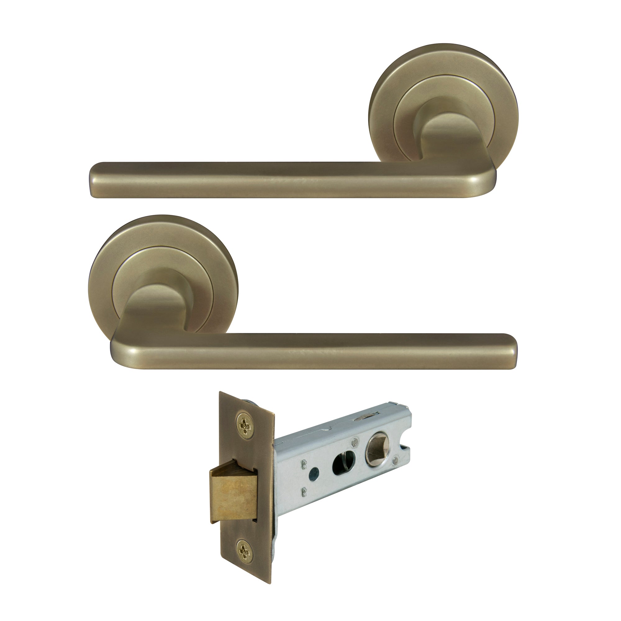 Chalet Passage Set - Roman Brass
