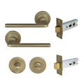 Chalet Privacy Set - Roman Brass